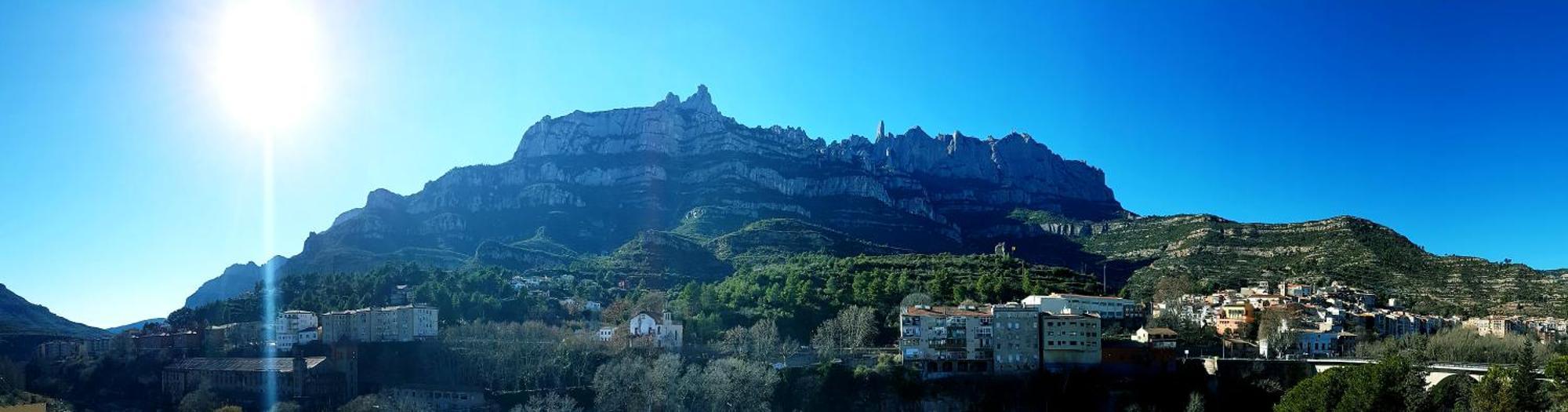 Piso Con Desayuno Incluido Y Vistas A La Montana. Apartamento Monistrol de Montserrat Exterior foto
